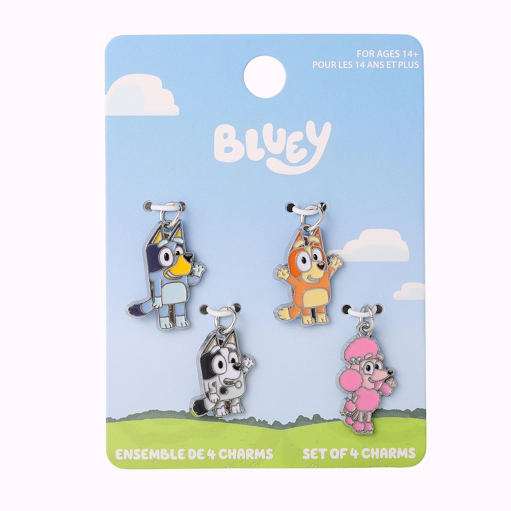 Bluey & Friends 4-Piece Charm Set